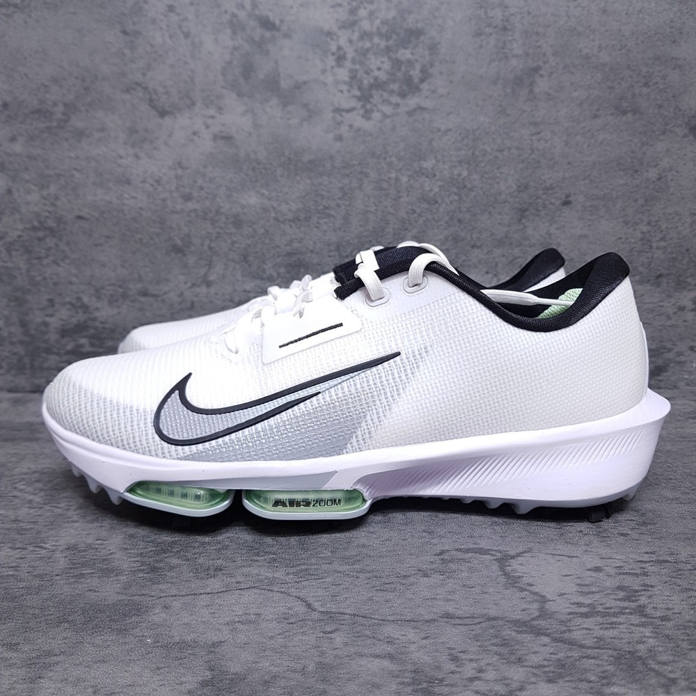 NIKE Air Zoom Infinity Tour Next % 2 Golf Cleats Mens 10.5 White FD0217-100